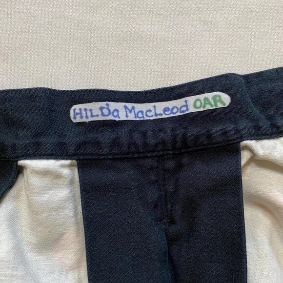 Denim Retro Party Hostess Cocktail Drink Apron Pleated Vintage Clothing - Picture 5 of 6